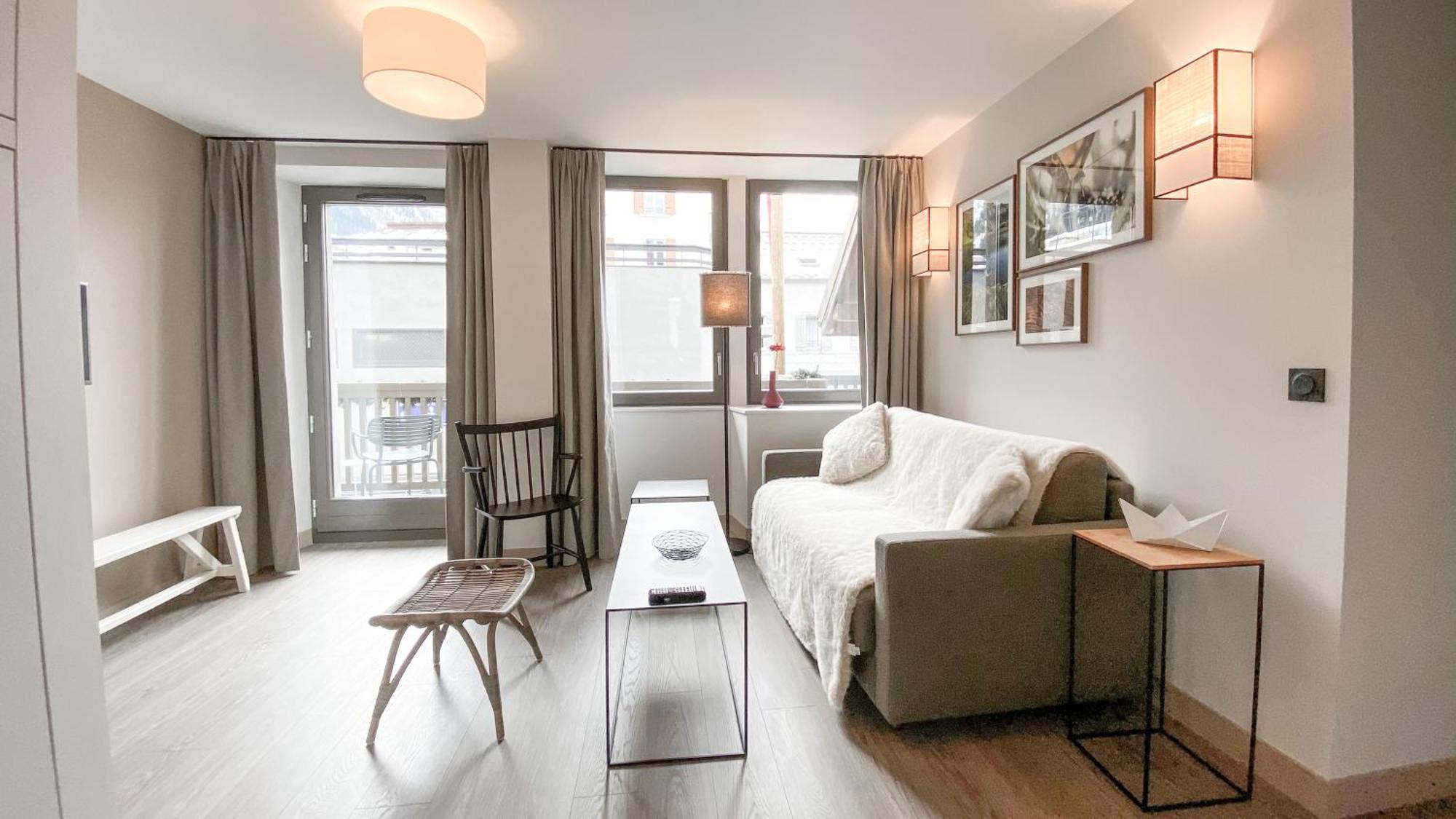 Le Genepy - Appart'Hotel De Charme Chamonix Pokoj fotografie